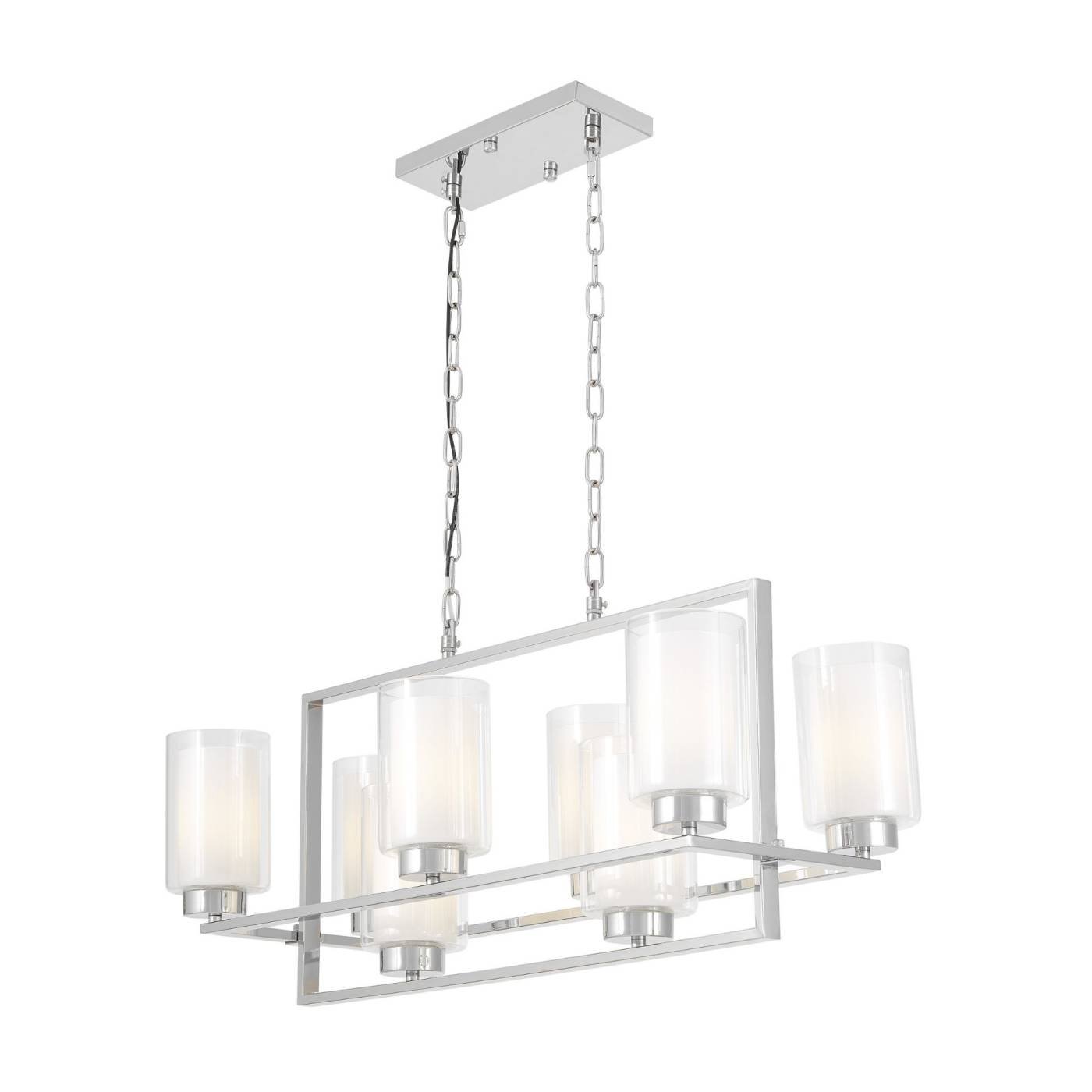 LDP 1239-8 CHR Подвесная люстра Lumina Deco Lino LDP 1239-8 CHR