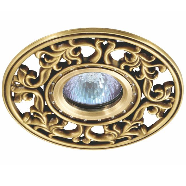 Встраиваемый светильник с узорами Vintage 369987 Novotech