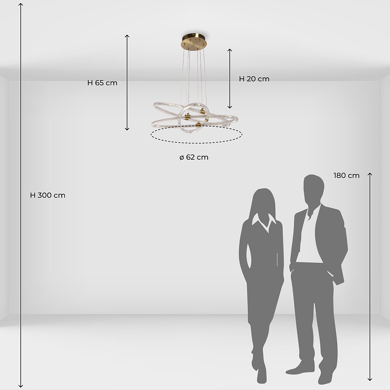 Подвесная люстра De Markt Мадлен 424017201