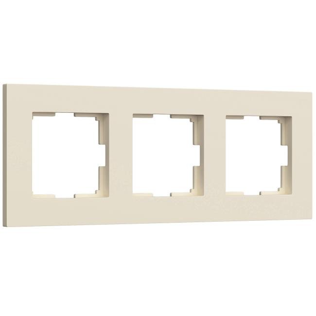 Рамка Werkel Slab айвори софт W0032962/ Рамка на 3 поста Slab (айвори софт)