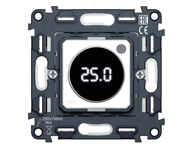 VM1385 Механизм терморегулятора с цифровым дисплеем с датчиком для теплого пола Ambrella Volt QUANT VM1385