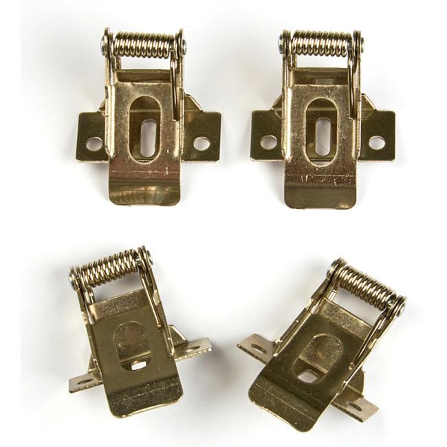 Комплект крепежных скоб на пружинах (4шт.) для установки в гипсокартон Uniel UFL-F04 SILVER 150 POLYBAG