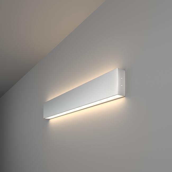 101-100-40-53-4200-a041475 Настенный светильник Elektrostandard Grand Линейный светодиодный накладной двусторонний светильник 53см 20W 4200K матовое серебро (101-100-40-5