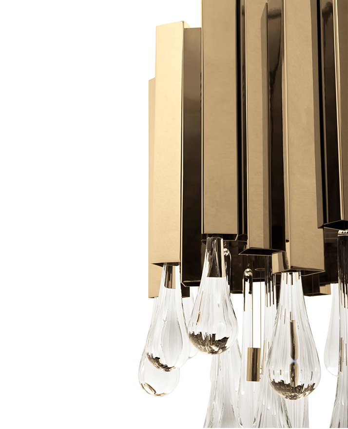 KM0988P-8 gold Подвесная люстра Delight Collection Trump KM0988P-8 gold