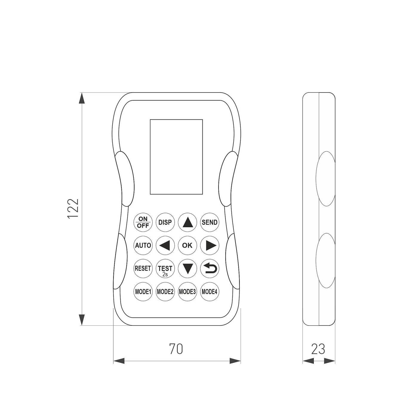Кнопочный пульт-контроллер для управления датчиком движения Arlight Lagern 052018