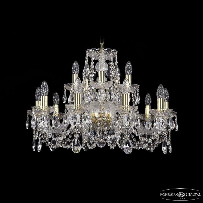 1402/10+5/240 G Подвесная хрустальная люстра 1402 Bohemia 1402/10+5/240 G