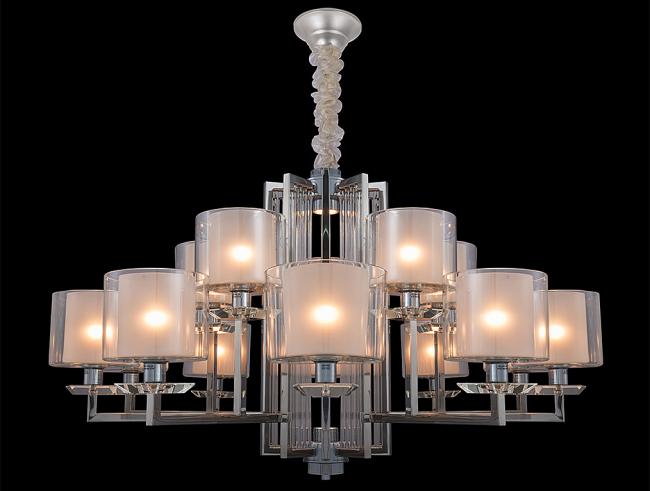 Подвесная светодиодная люстра 4400 Newport 4410+5/C chrome