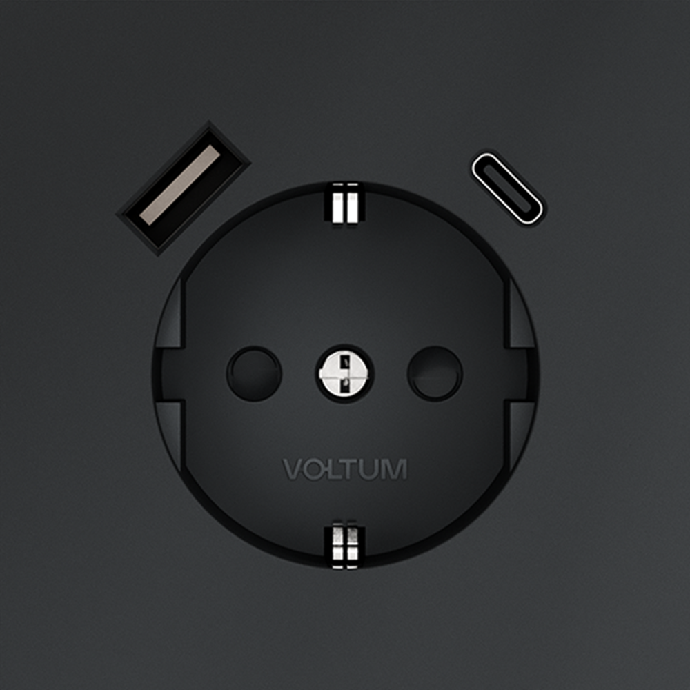 VLS040507 Розетка Voltum S70 VLS040507