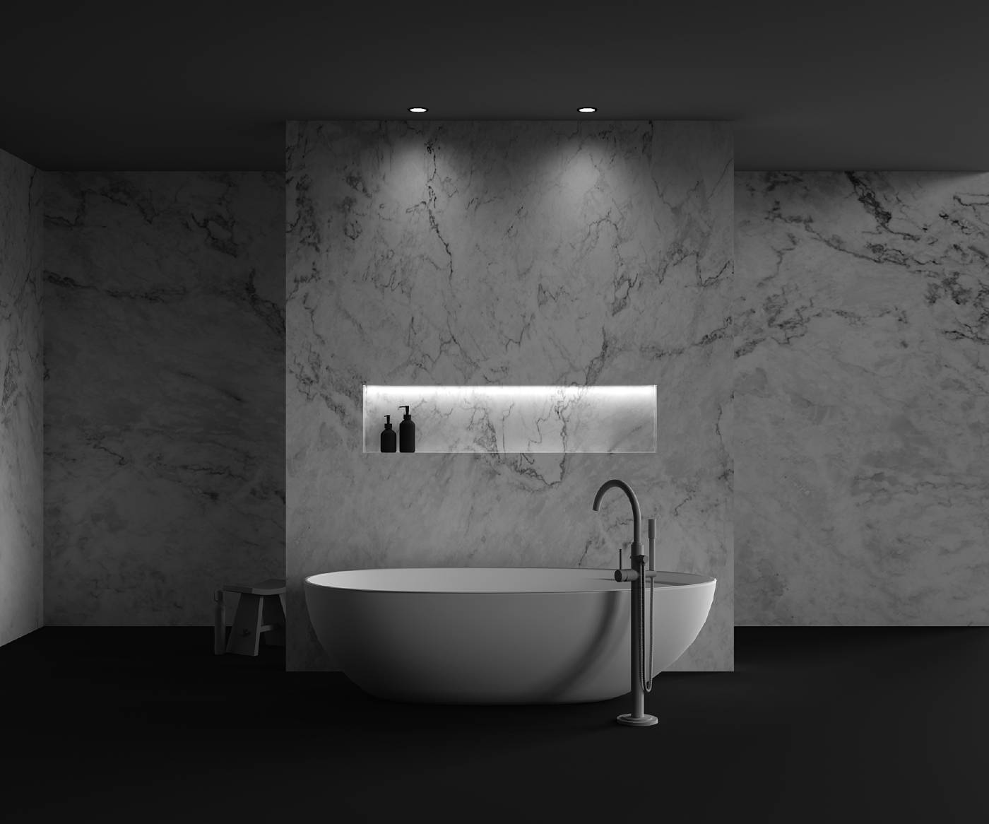DL130-GX53-B Встраиваемый светильник Maytoni Orb DL130-GX53-B