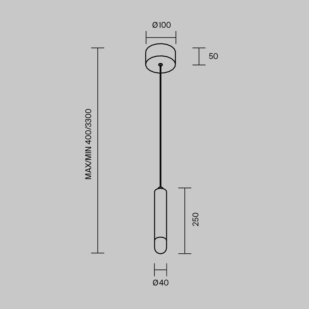Подвесной светильник Bell Maytoni MOD534PL-L4B3K