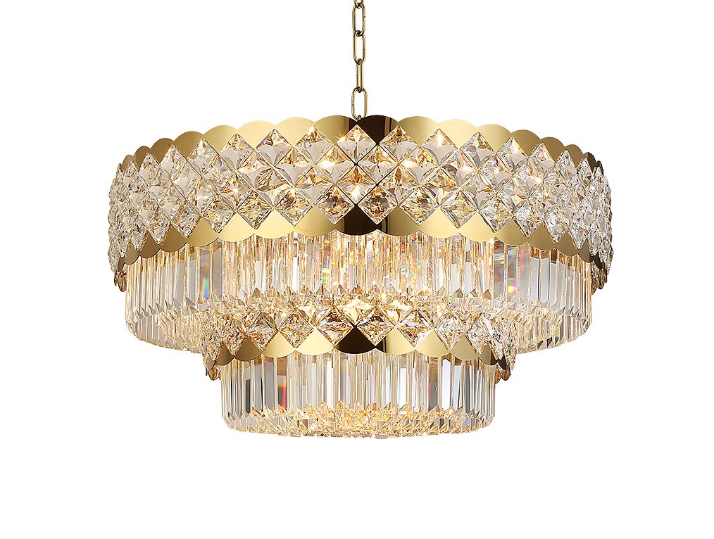 Подвесная люстра Newport Ashley 8301/80 C gold polished