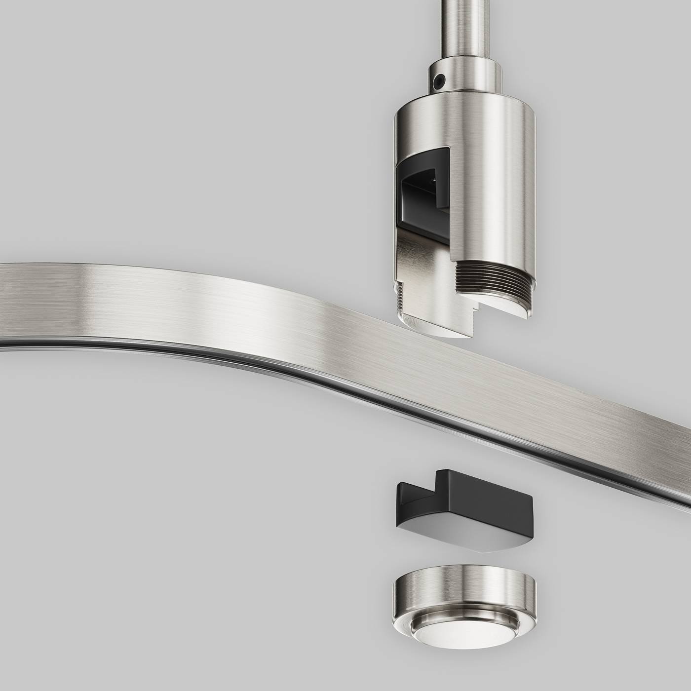 TRX154-RC80-PT Радиусный коннектор для шинопровода Maytoni Accessories for tracks Flarity TRX154-RC80-PT