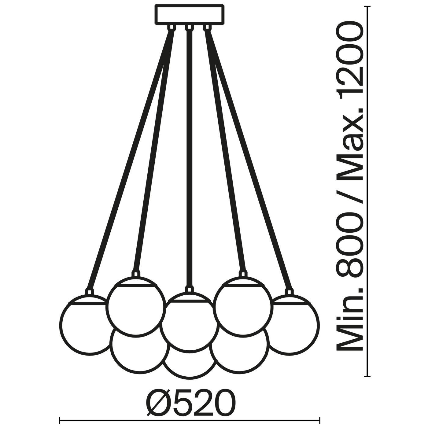 FR5231PL-13CH Подвесная люстра Freya Fiesta FR5231PL-13CH