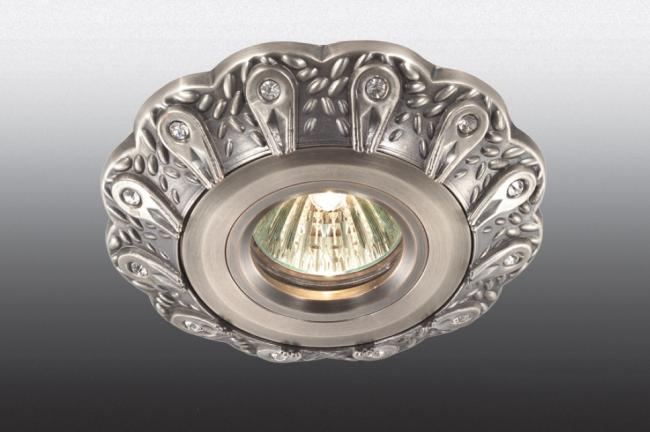 Встраиваемый светильник с узорами Vintage 369937 Novotech