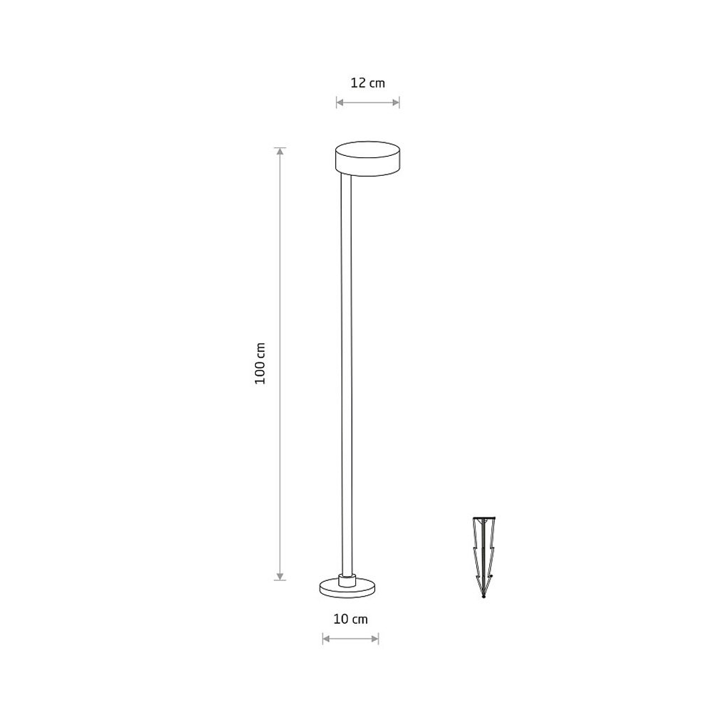 Грунтовый светильник Nowodvorski Ruby Led 11542