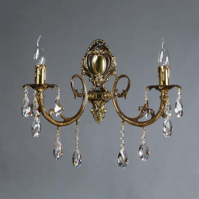 Настенное бра Ambiente Alicante 8888/2 PB Tear drop