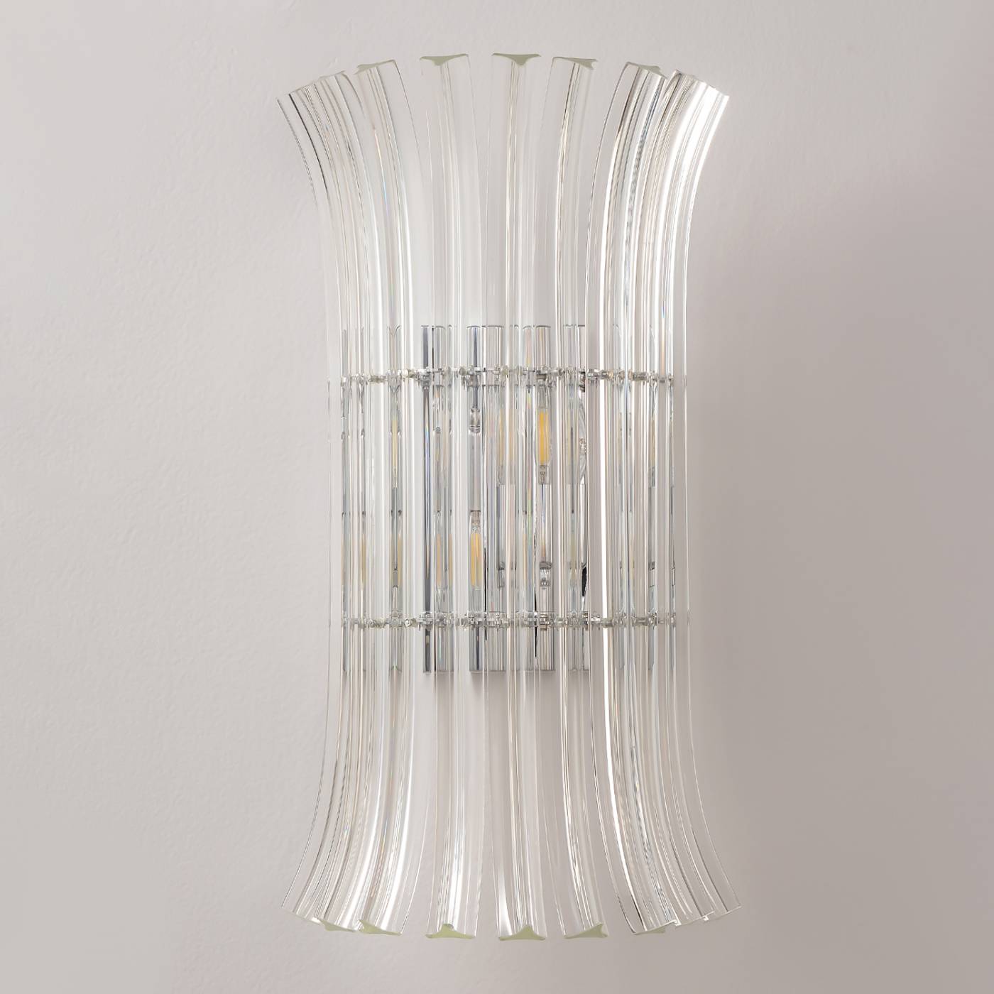 Бра настенное CASCADA Crystal Lux CASCADA AP2 CHROME