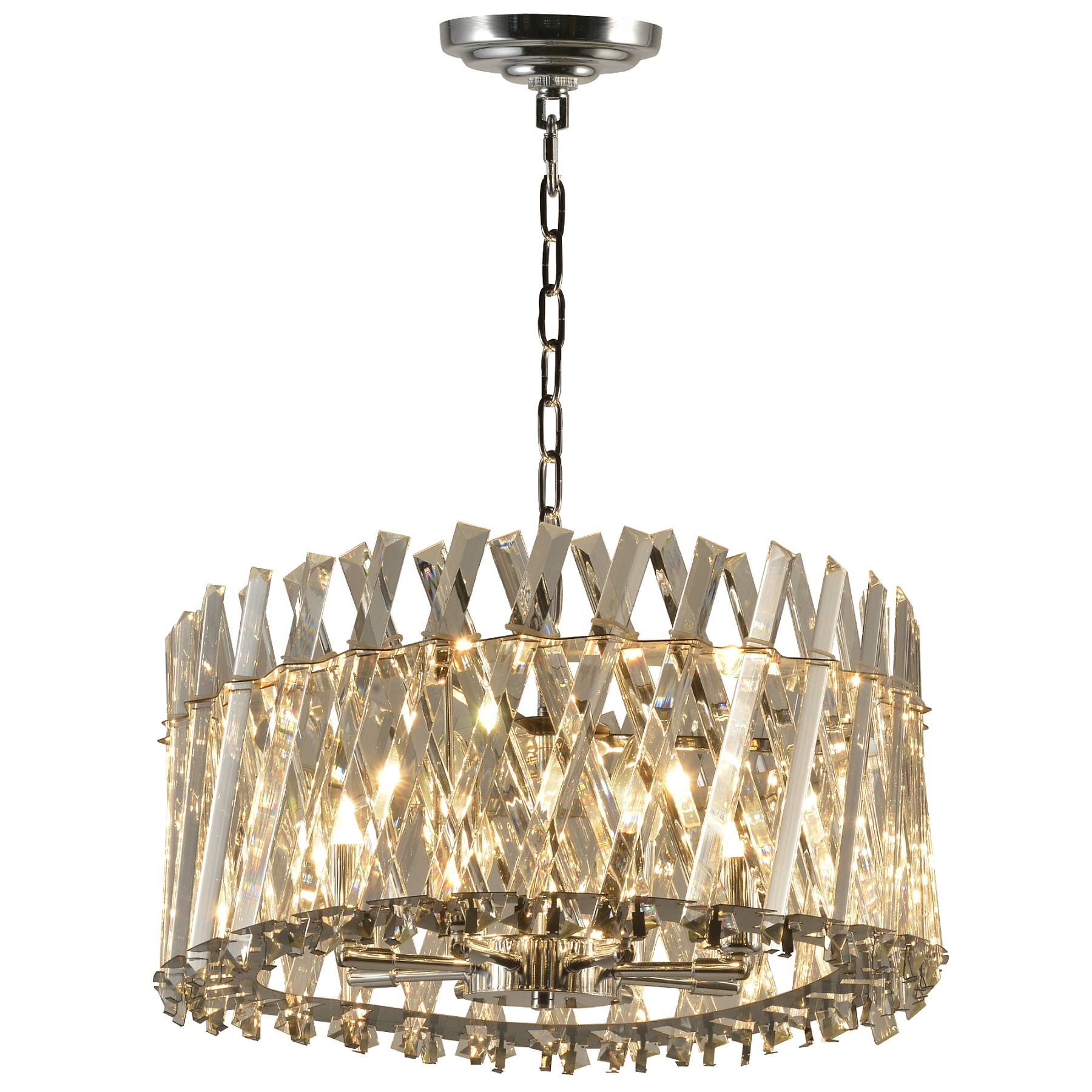 CROWN 81434/8C CHROME Подвесная люстра Natali Kovaltseva Crown CROWN 81434/8C CHROME