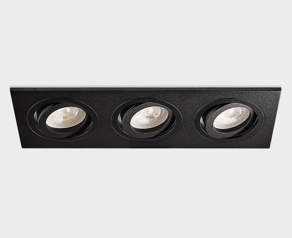 Встраиваемый светильник Italline SAG 03b SAG303-4 black/black