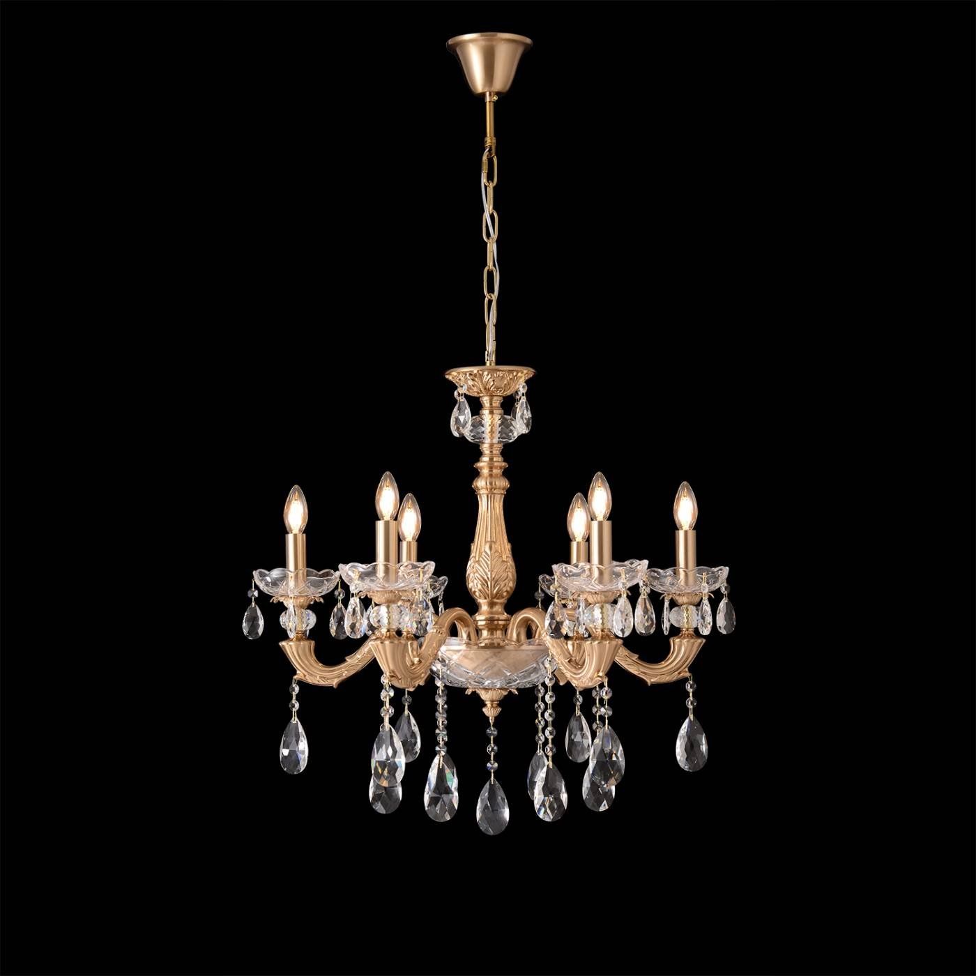 ELIZABETH SP6 BRASS Люстра Crystal Lux ELIZABETH SP6 BRASS