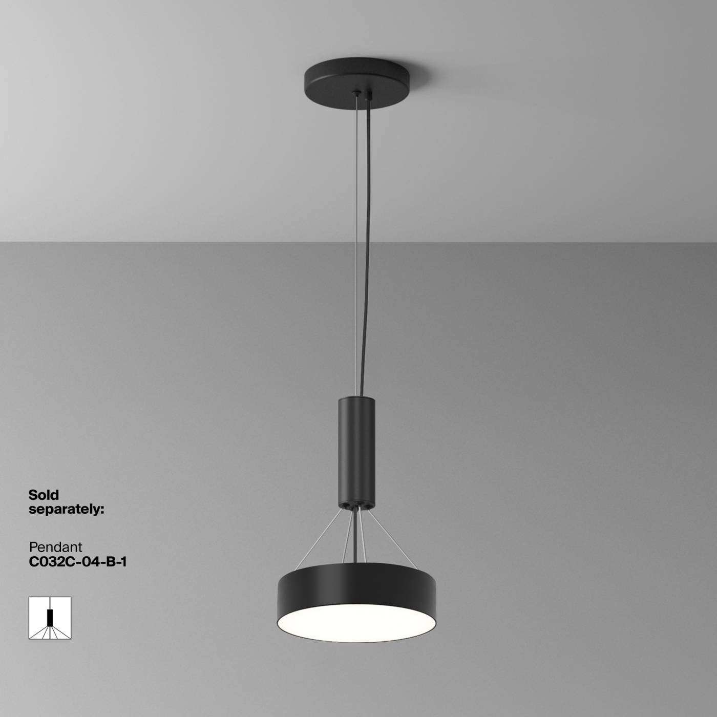 C032CL-24W4K-RD-B Светильник потолочный Maytoni Zon C032CL-24W4K-RD-B