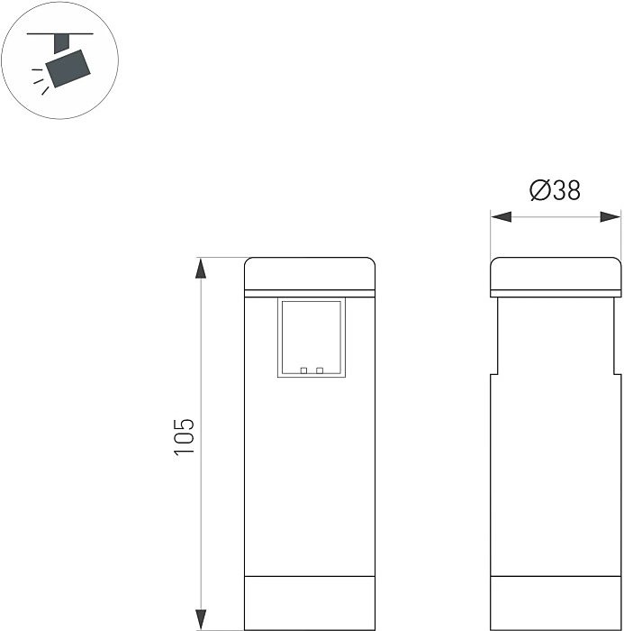 Трековый светильник Arlight Apriori 039297