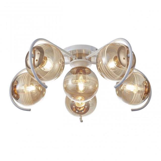 326208/5+1 WH+FG Потолочная люстра Arte Milano AMALFI 326208/5+1 WH+FG