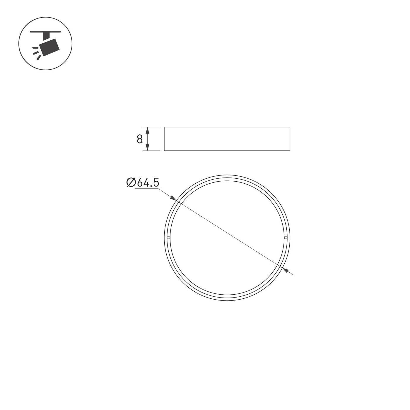 Корректирующий фильтр Arlight Artifact 057155