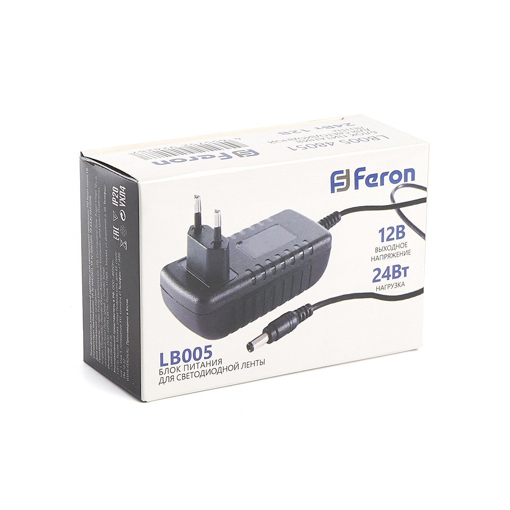48051 Трансформатор электронный для светодиодной ленты Feron lb005 48051