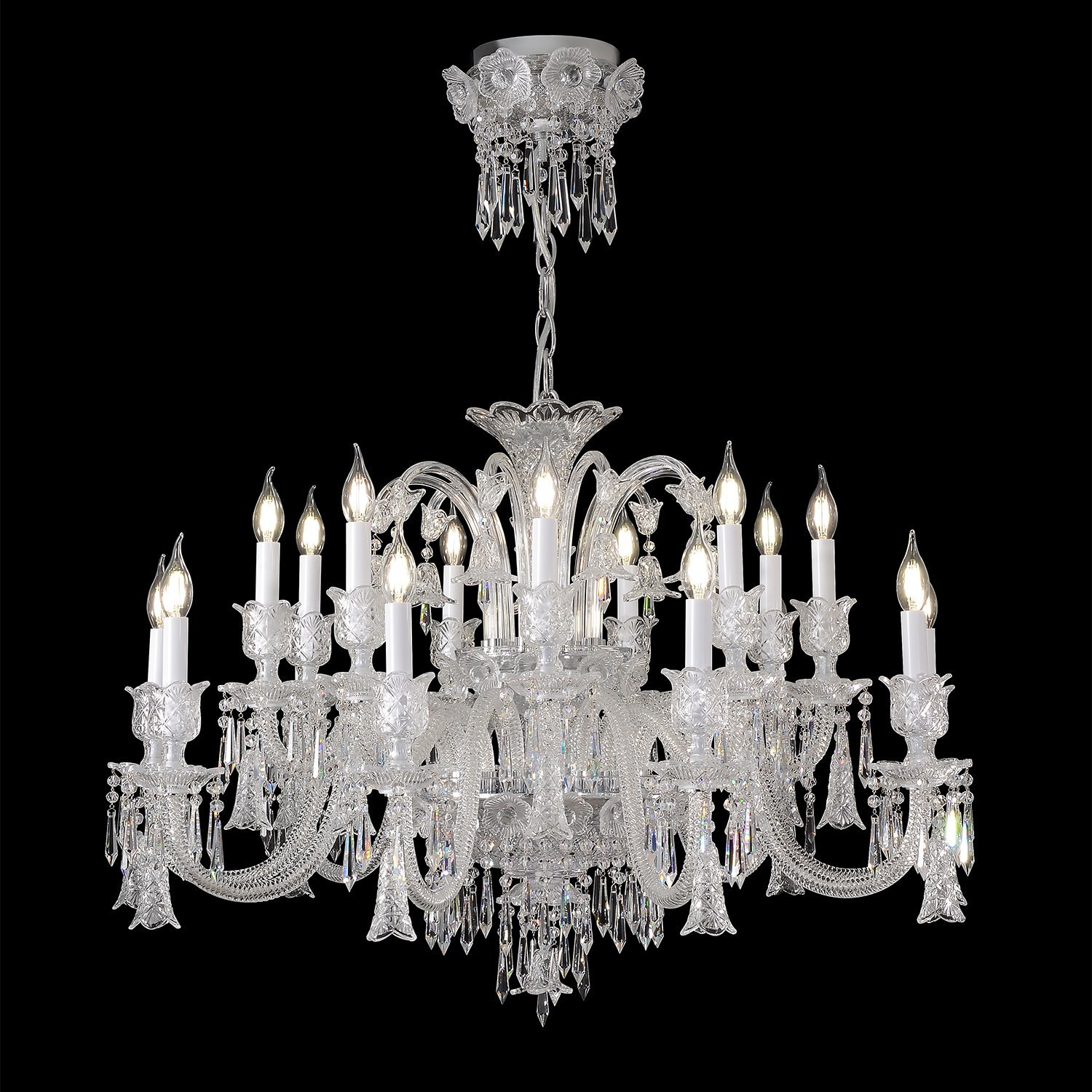 VERSAILLES SP9+9 CHROME Подвесная люстра VERSAILLES Crystal Lux VERSAILLES SP9+9 CHROME