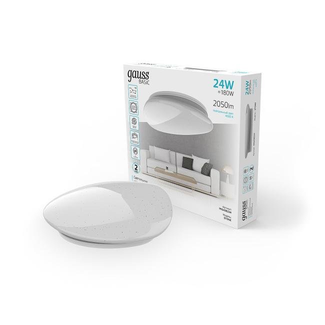 995438224 Светильник потолочный Gauss Basic Space 995438224