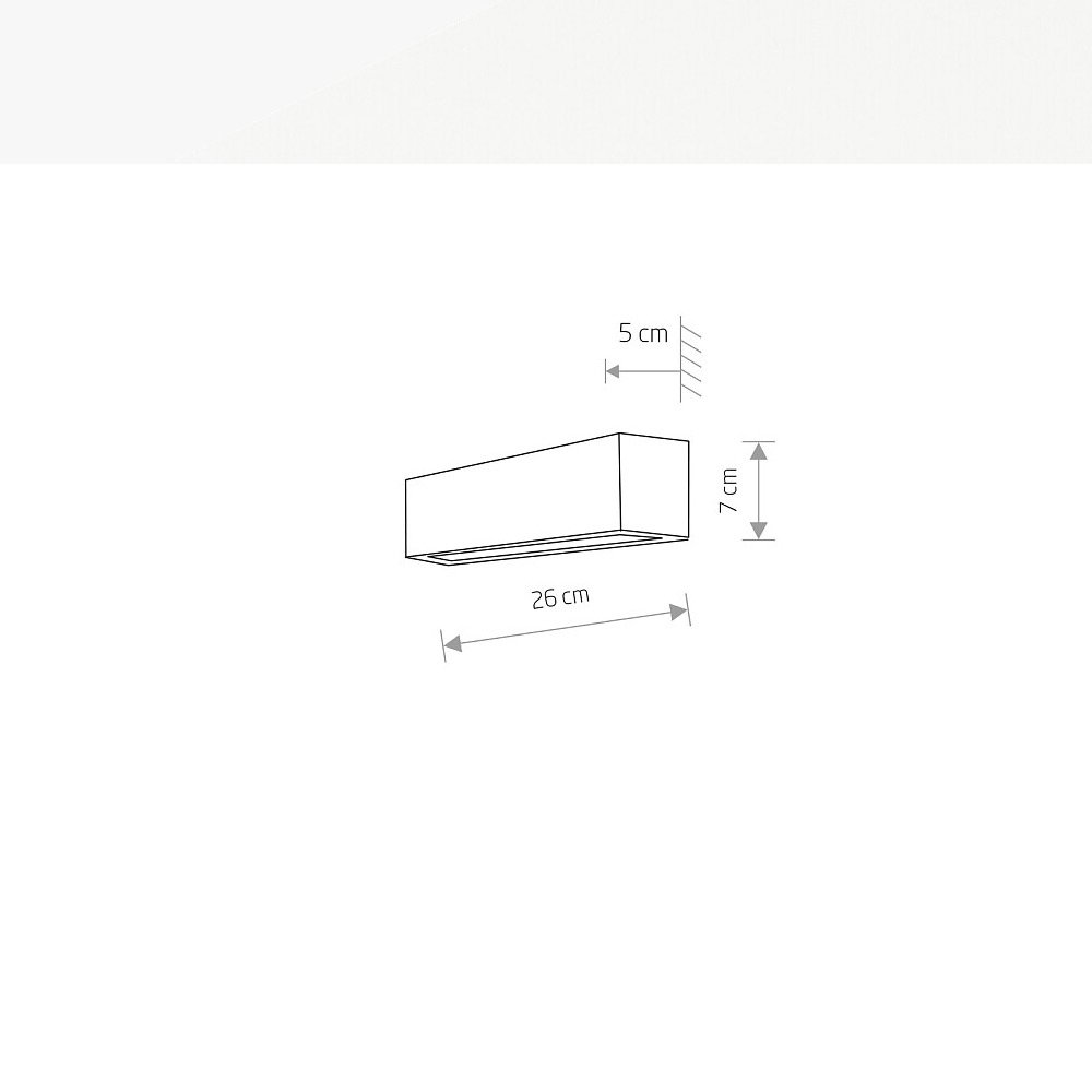 Настенный светильник Nowodvorski Straight Wall 6345