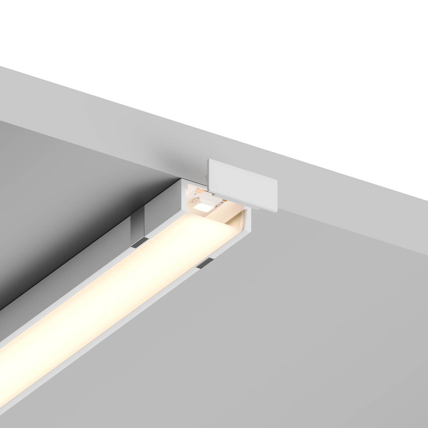 Накладной профиль для светодиодной ленты-2м, белый Hesby Lighting Line HSBL_0195