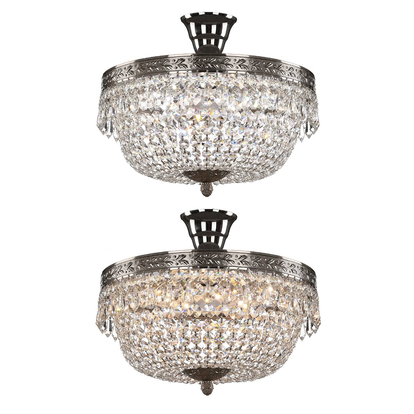 Потолочная люстра Bohemia 1901 19011/35IV/LED-DIM Ni