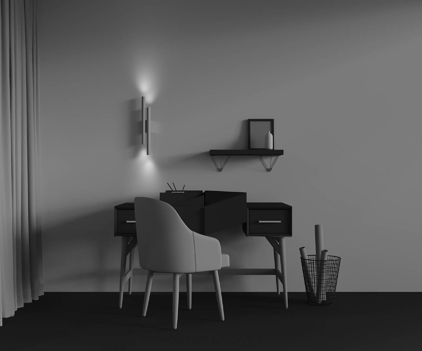 C082WL-24W2.7K-BS Настенный светильник Maytoni Calipso C082WL-24W2.7K-BS