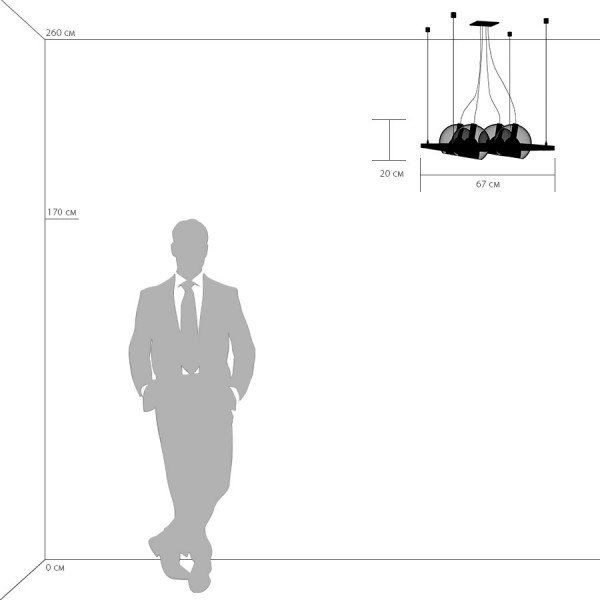 Подвесная люстра Lightstar Palla 803141