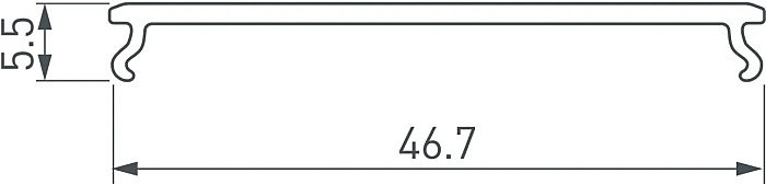 044878 Экран для профиля Arlight Arh-Line 044878