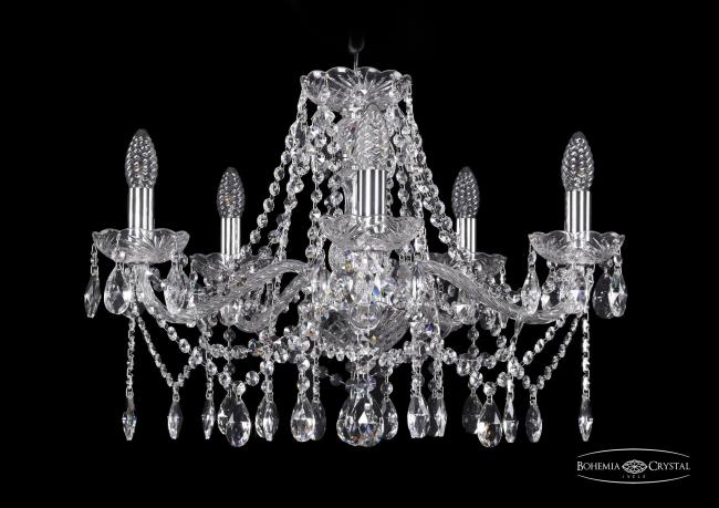 Подвесная хрустальная люстра 1413 Bohemia 1413/5/200 Ni