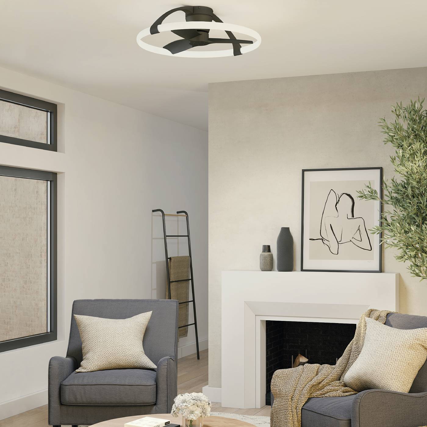 7802 Люстра потолочная-вентилятор Mantra Nepal 7802