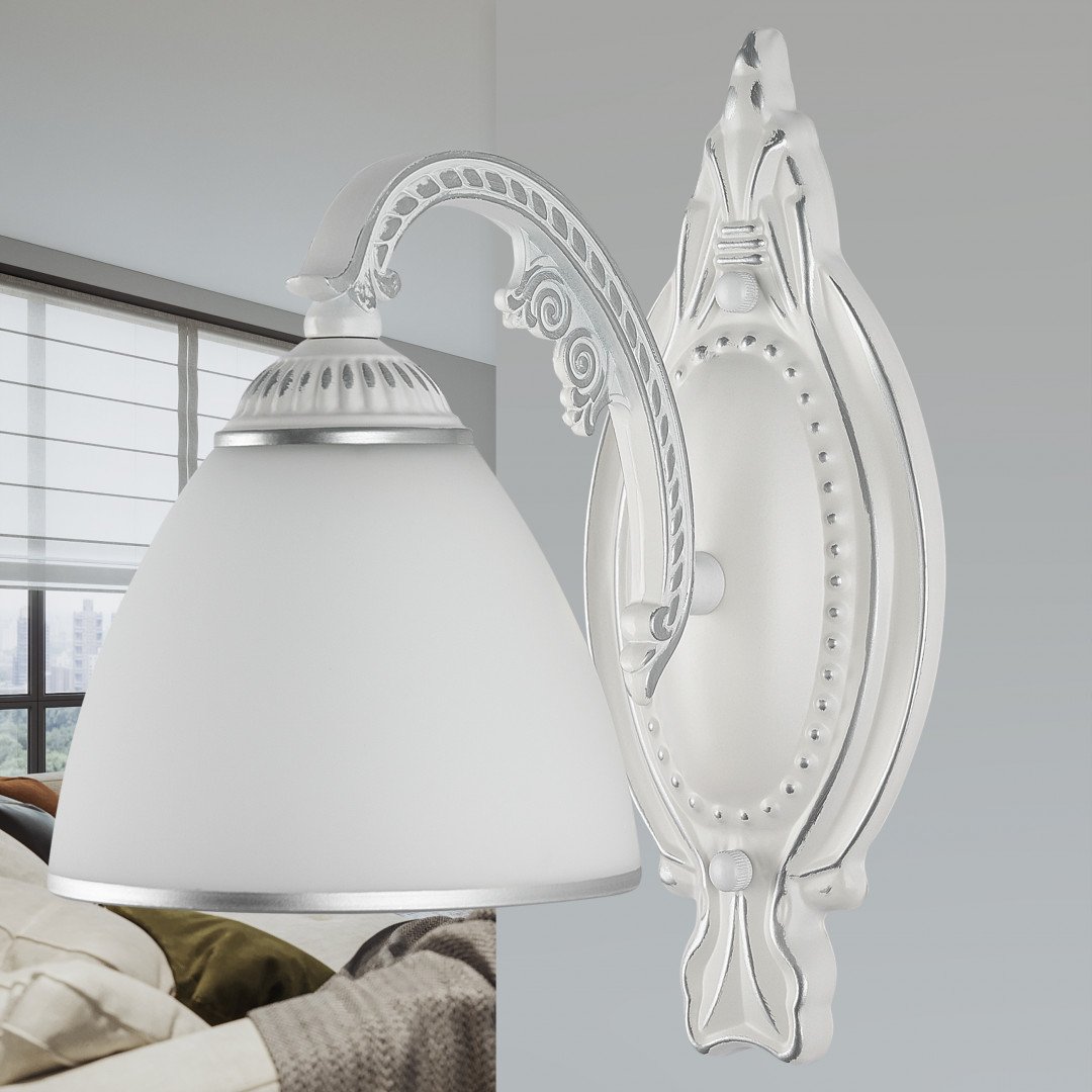 340837/1W WT+SL Настенное бра Arte Milano Am340837 340837/1W WT+SL