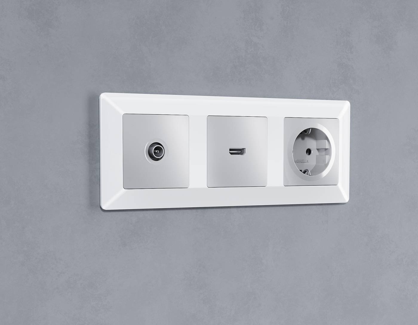 AP4130 Накладка на механизм Ambrella Volt ALFA AP4130