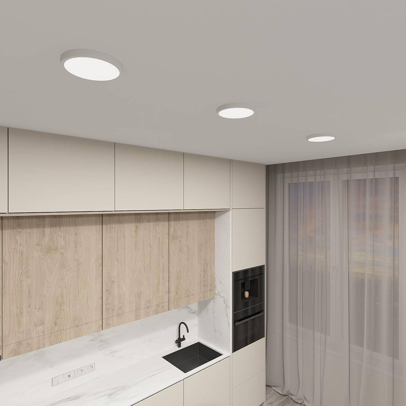 DK6520-WH Светильник потолочный Denkirs Thin DK6520-WH