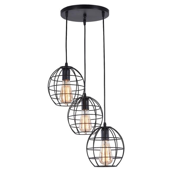 MD.1703-3-P BK Светильник подвесной IMEX MD.1703-3-P BK