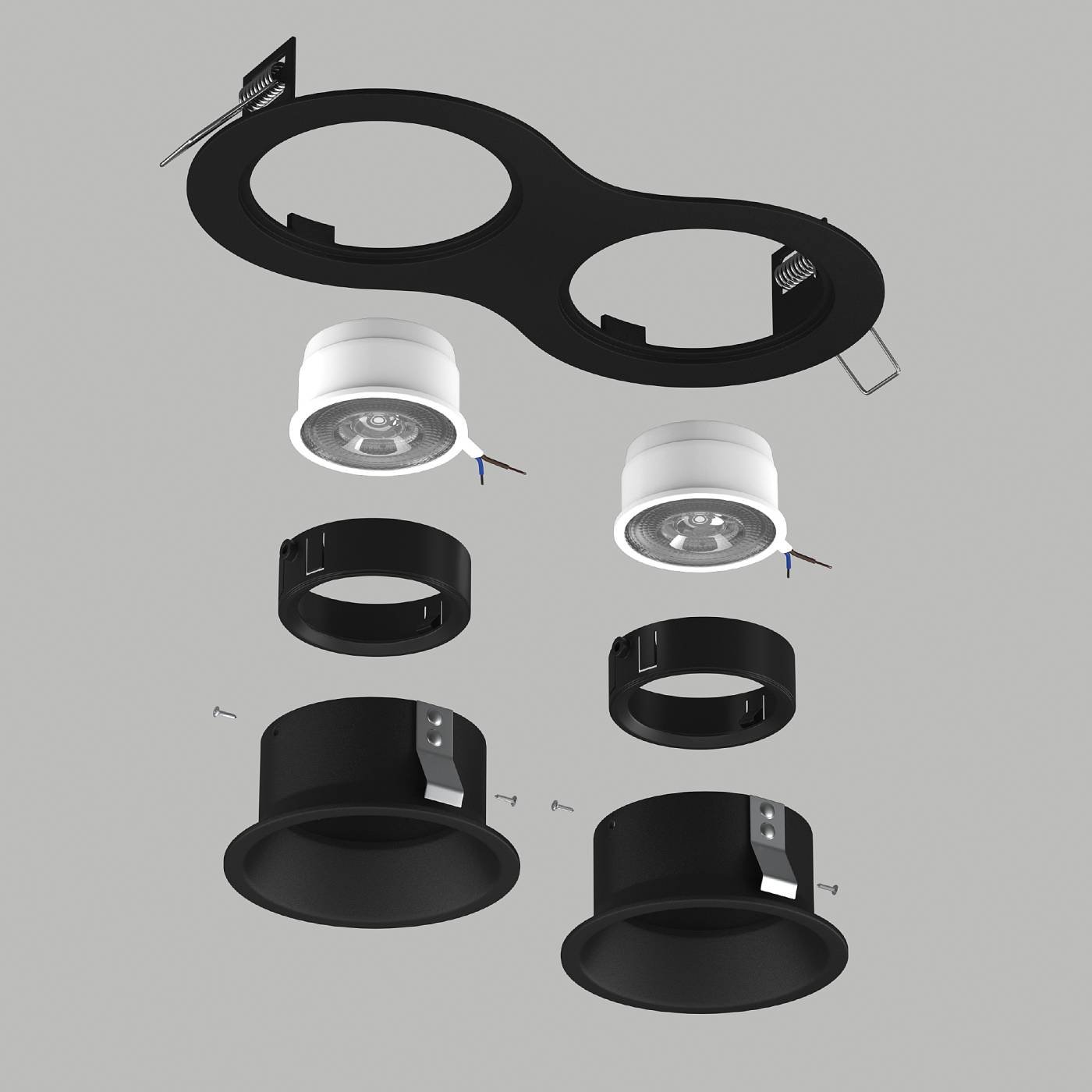 Комплект со светильником Lightstar Domino D6270707BMOD