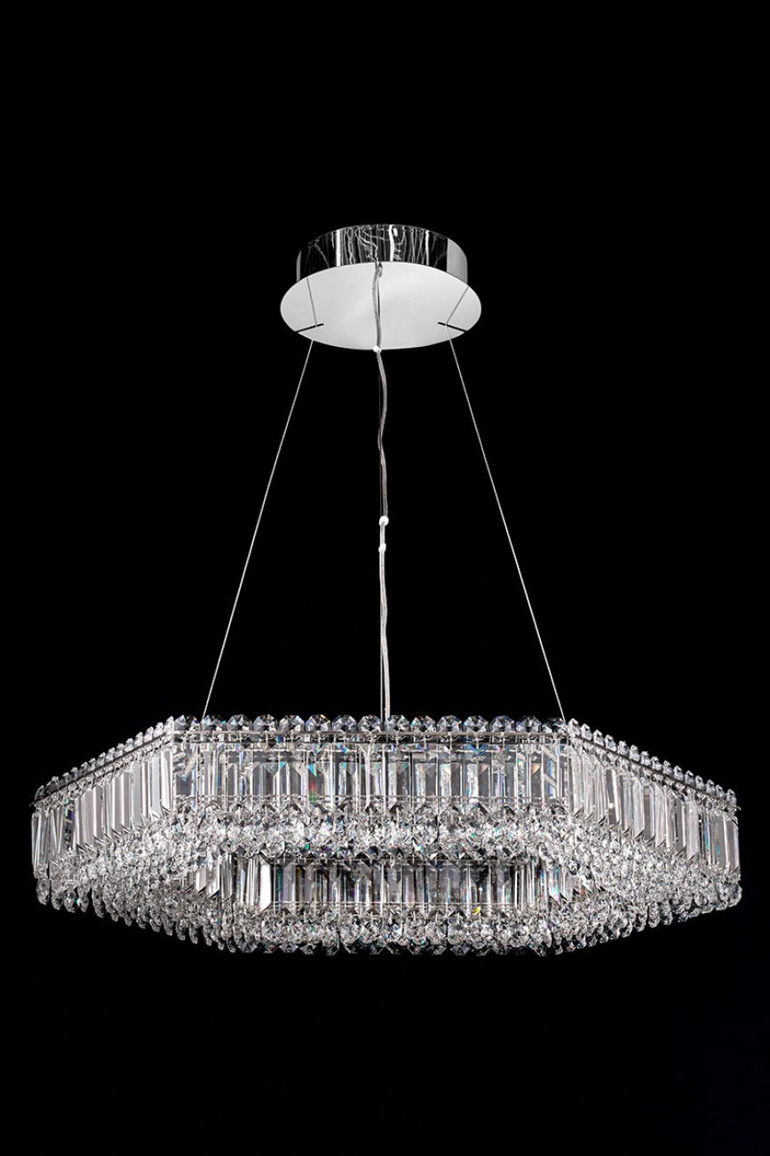 LE3004/600 CH Подвесная люстра LEON Justine LE3004/600 CH