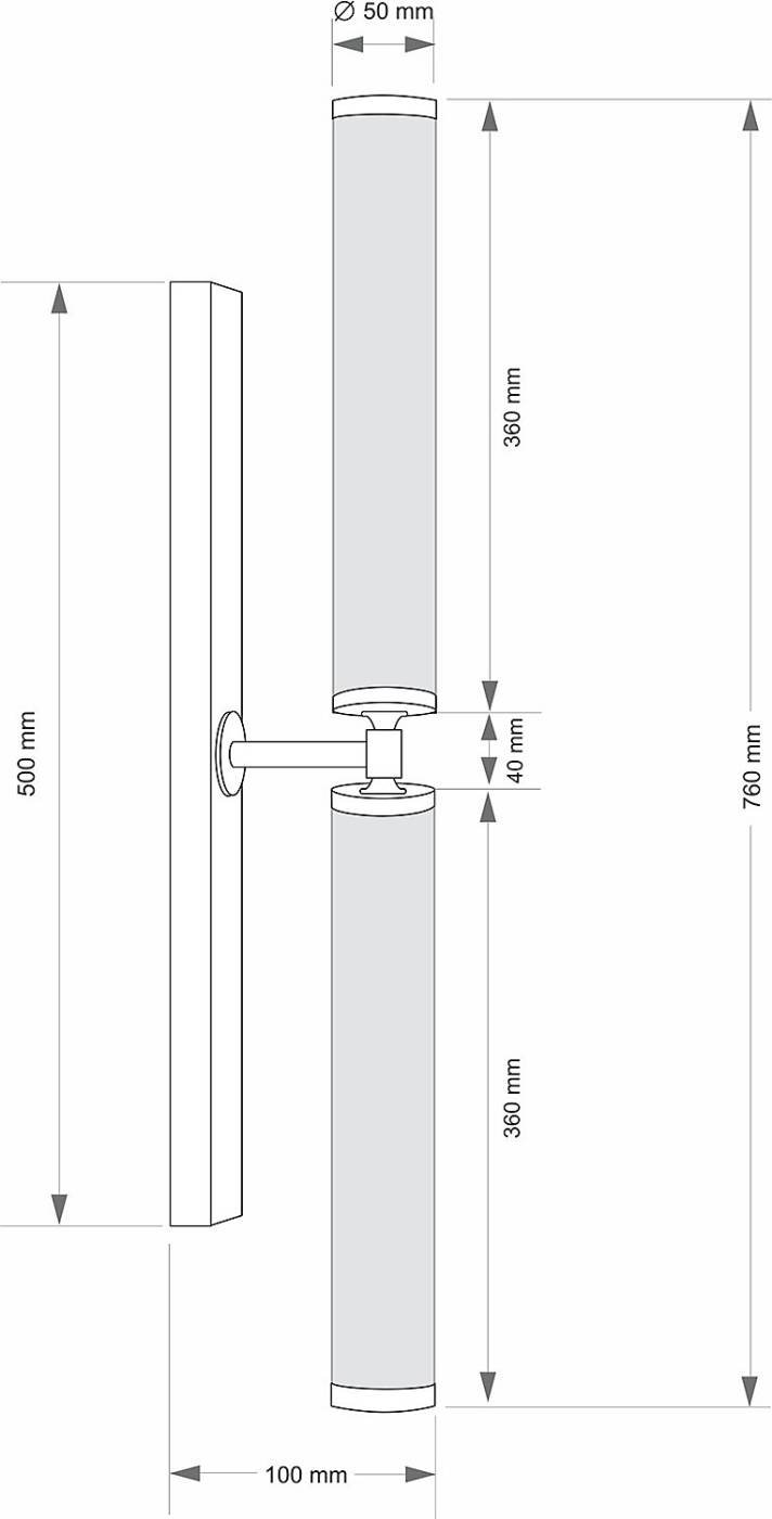 Настенное бра Kutek Orezzo ORE-K-2(ZM)