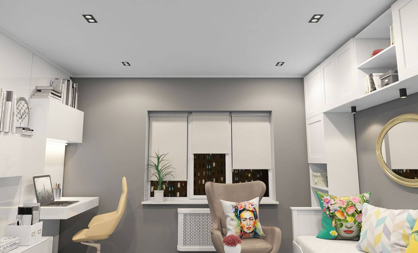 DK3072-BK+WH Встраиваемый светильник Denkirs Dk3020Bw DK3072-BK+WH
