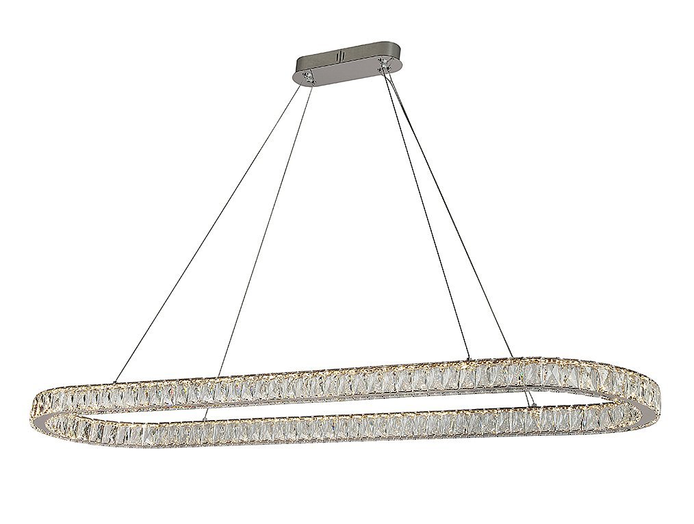 8580/140 C oval chrome Подвесная люстра Newport Krista 8580/140 C oval chrome