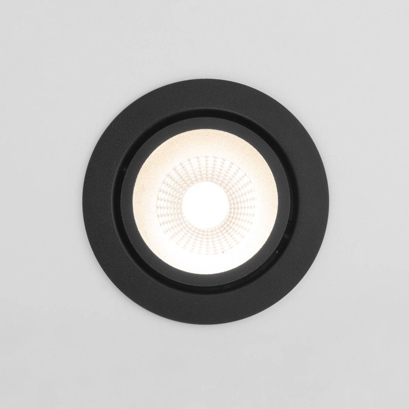 Встраиваемый светильник Elektrostandard Nulla 15267/LED 7W 3000K BK/BK черный/черный