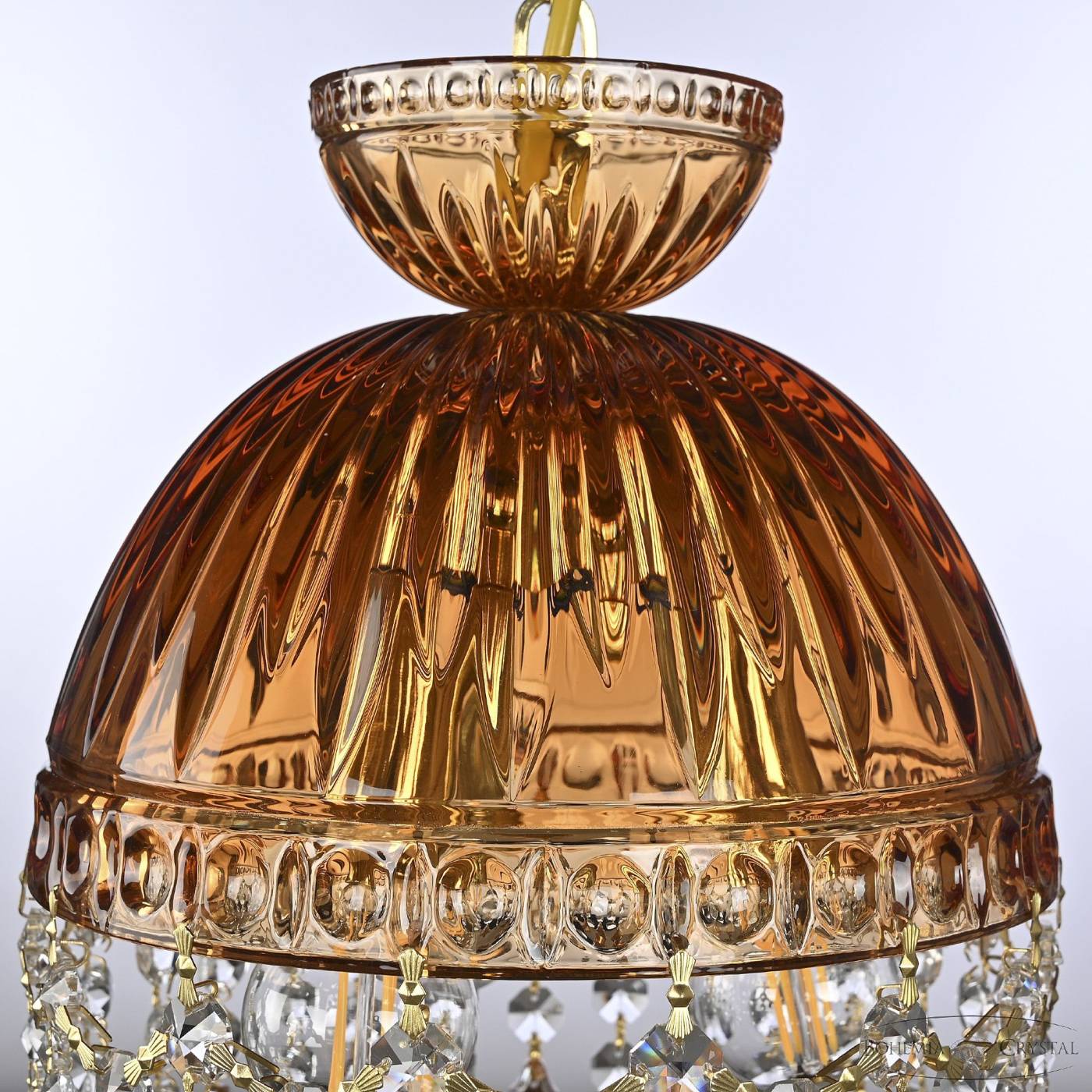 5478/22 G Amber/M-1G Leafs K721 Светильник подвесной Bohemia 5478 5478/22 G Amber/M-1G Leafs K721